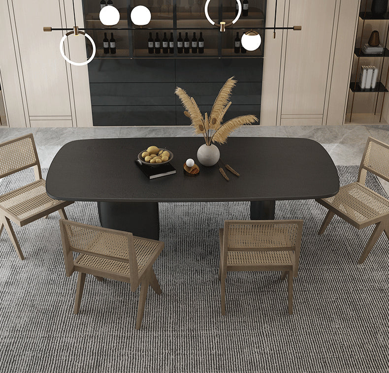 Solid Wood Furniture with Chairs 1/2/4/5 Pcs Modern Dinette Set for Home Use