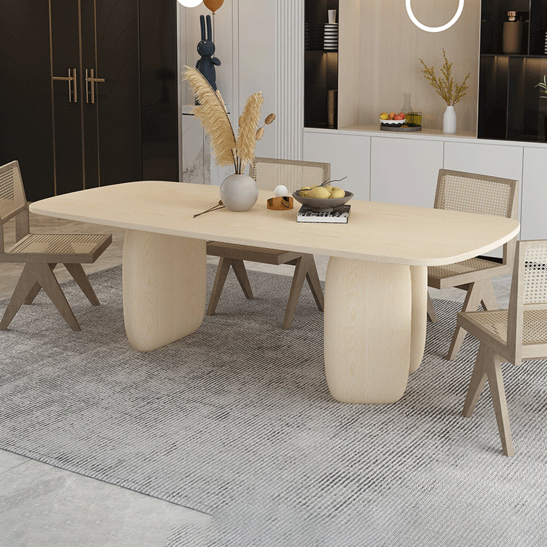 Solid Wood Furniture with Chairs 1/2/4/5 Pcs Modern Dinette Set for Home Use
