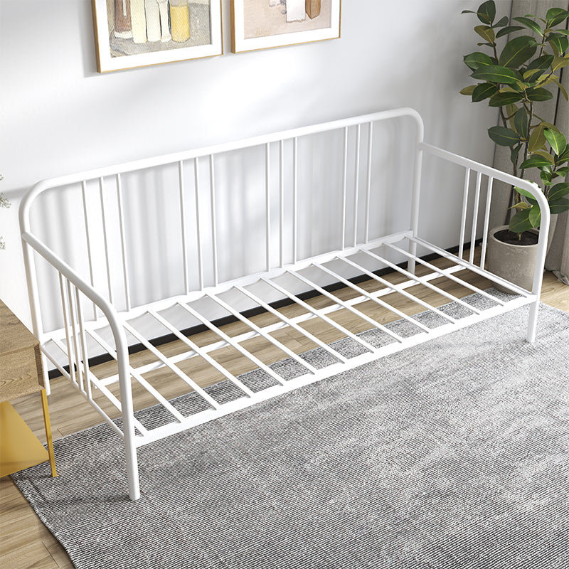 Scandinavian No Theme Kid Bed Metal Frame Solid Color Daybed