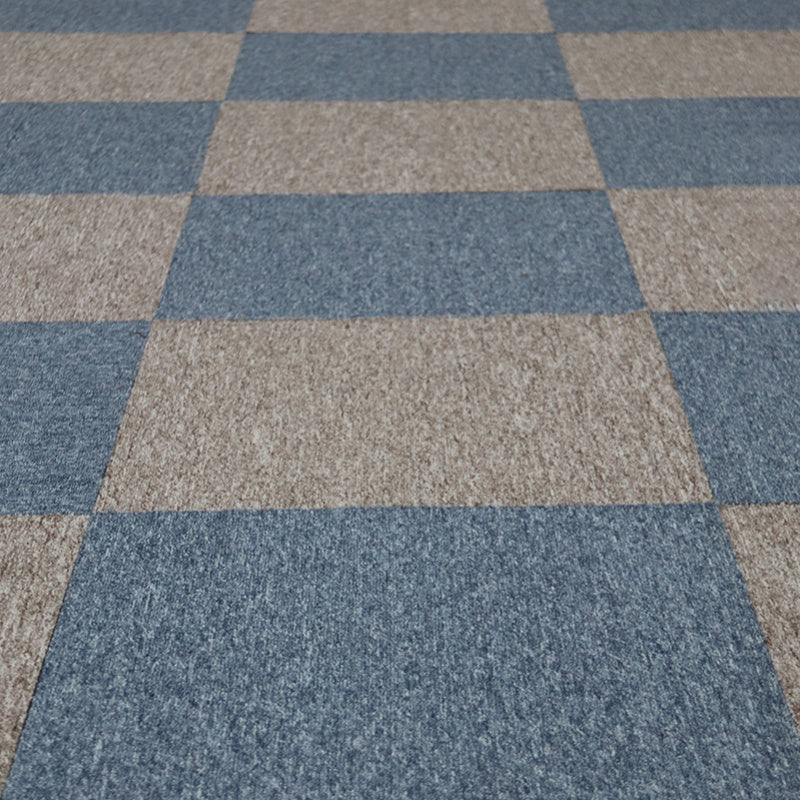 Indoor Carpet Floor Tile Level Loop Non-Skid Fire Resistant Living Room