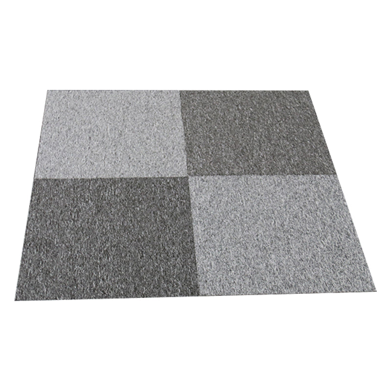 Indoor Carpet Floor Tile Level Loop Non-Skid Fire Resistant Living Room