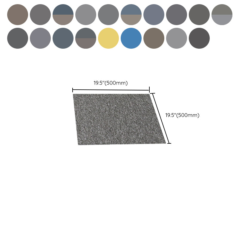 Indoor Carpet Floor Tile Level Loop Non-Skid Fire Resistant Living Room