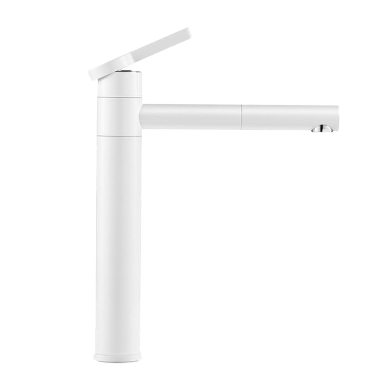 Swivel Spout Bathroom Sink Faucet with Single Handle Brass Faucet