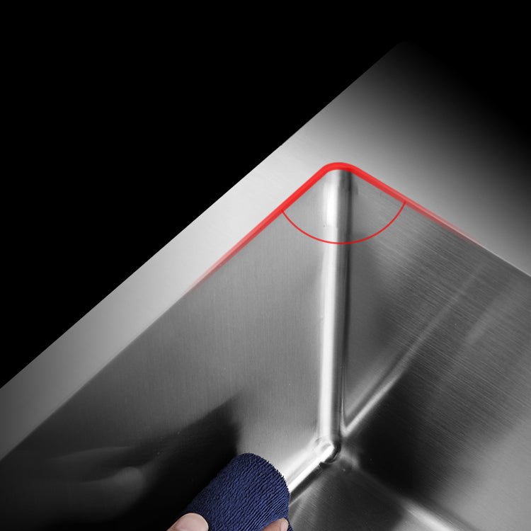 Modern Kitchen Bar Sink Stainless Steel with Basket Strainer Workstation