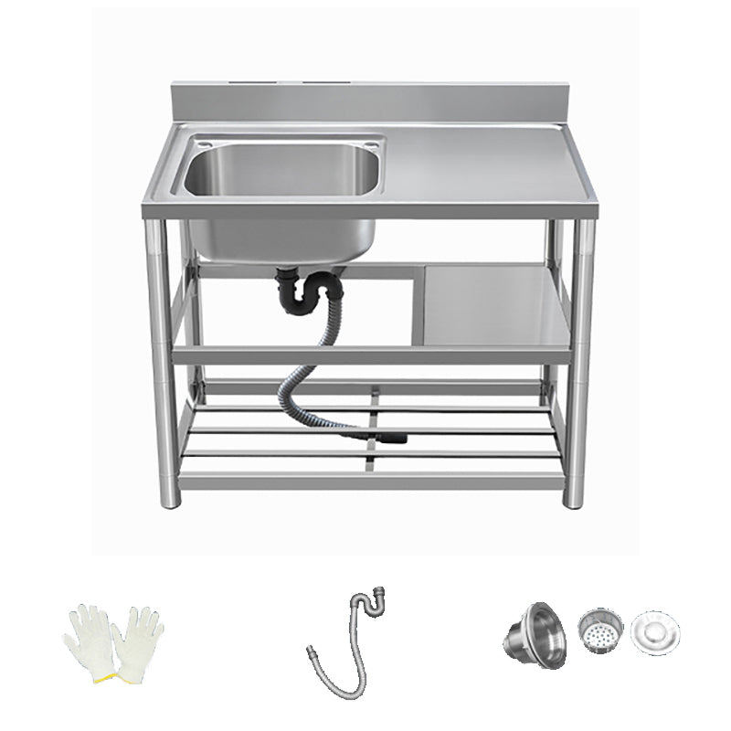 Modern Style Kitchen Sink All-in-one Stainless Steel Kitchen Sink with Drain Assembly