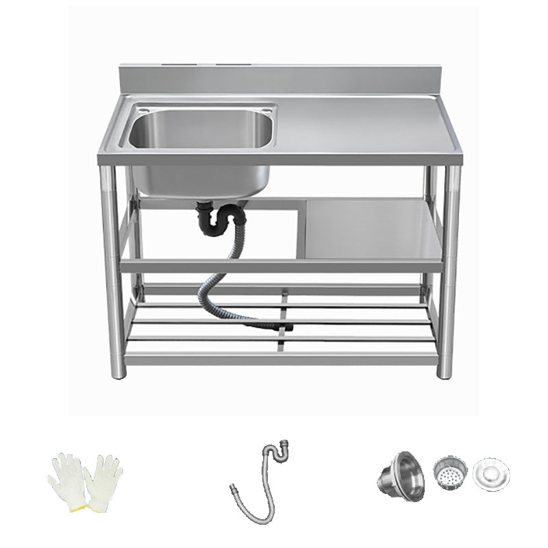 Modern Style Kitchen Sink All-in-one Stainless Steel Kitchen Sink with Drain Assembly