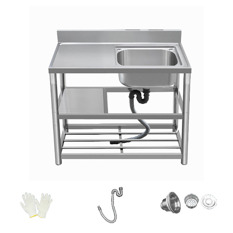 Modern Style Kitchen Sink All-in-one Stainless Steel Kitchen Sink with Drain Assembly