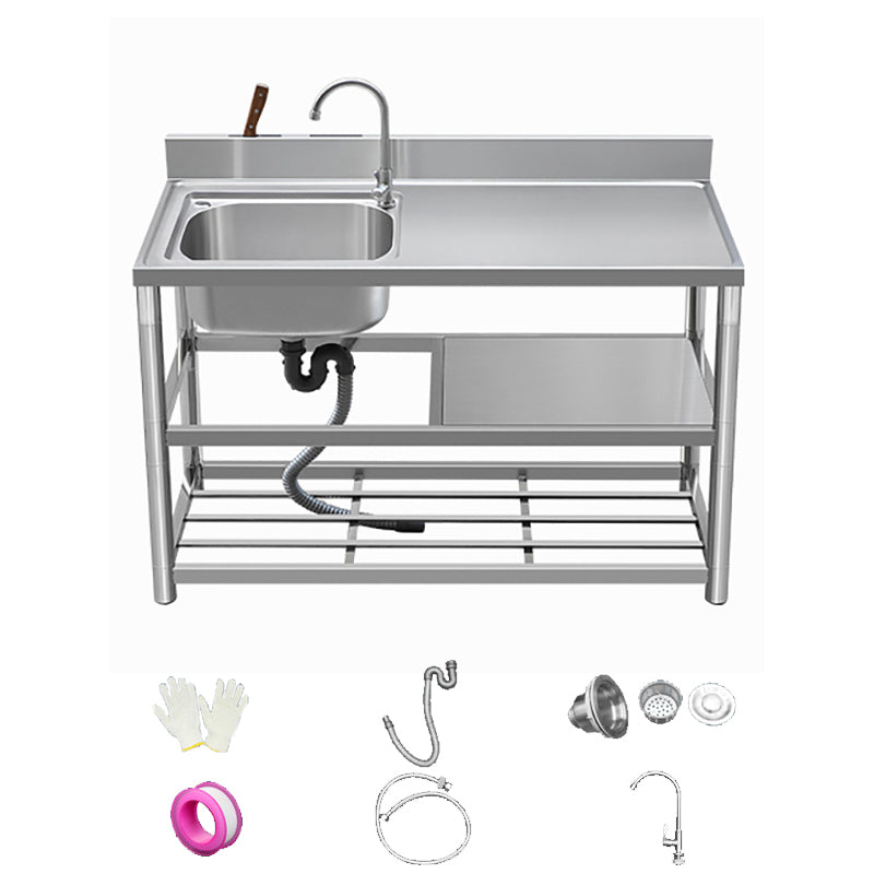 Modern Style Kitchen Sink All-in-one Stainless Steel Kitchen Sink with Drain Assembly