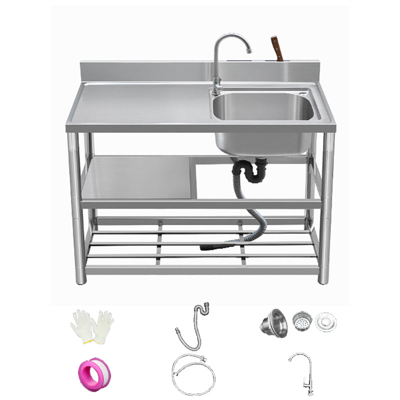 Modern Style Kitchen Sink All-in-one Stainless Steel Kitchen Sink with Drain Assembly