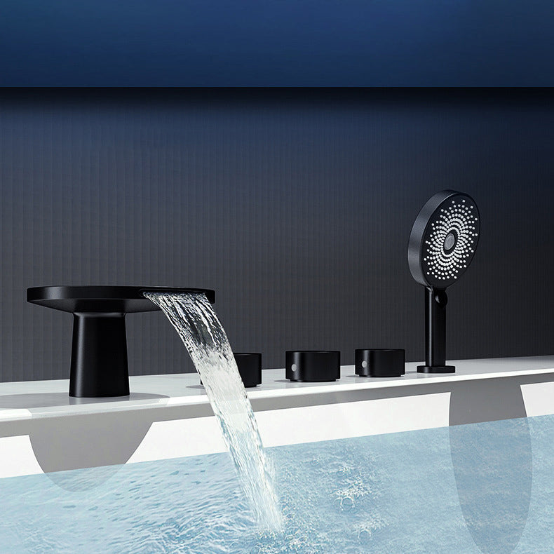 Modern Deck Mounted Metal Tub Faucet Trim Fixed Tub Faucet Trim