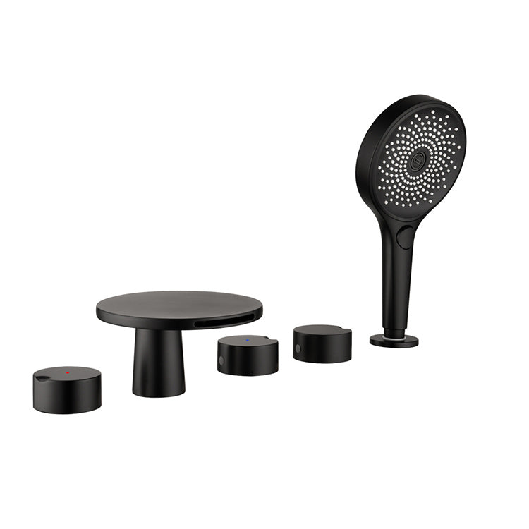 Modern Deck Mounted Metal Tub Faucet Trim Fixed Tub Faucet Trim