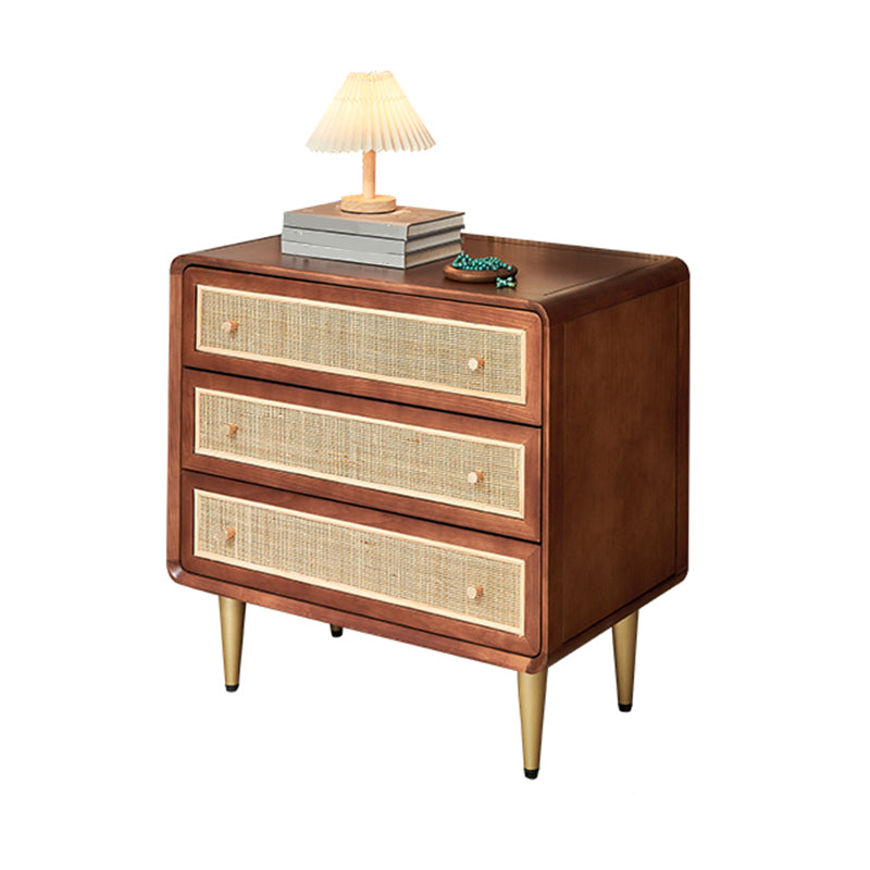 Solid Wood Storage Chest Dresser Traditional Chest for Bedroom
