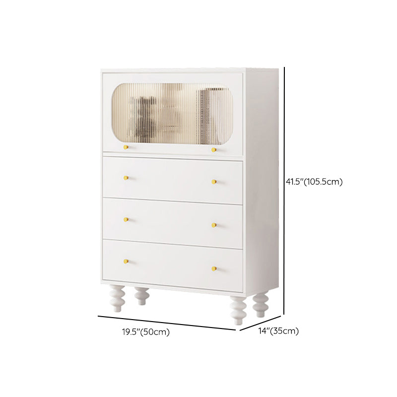 Classic Glam Storage Chest Dresser Wooden Dresser with 3 Drawers