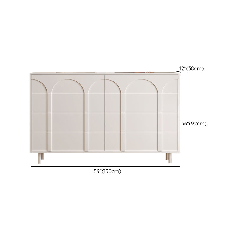 Contemporary Storage Chest Dresser Wooden Dresser for Bedroom