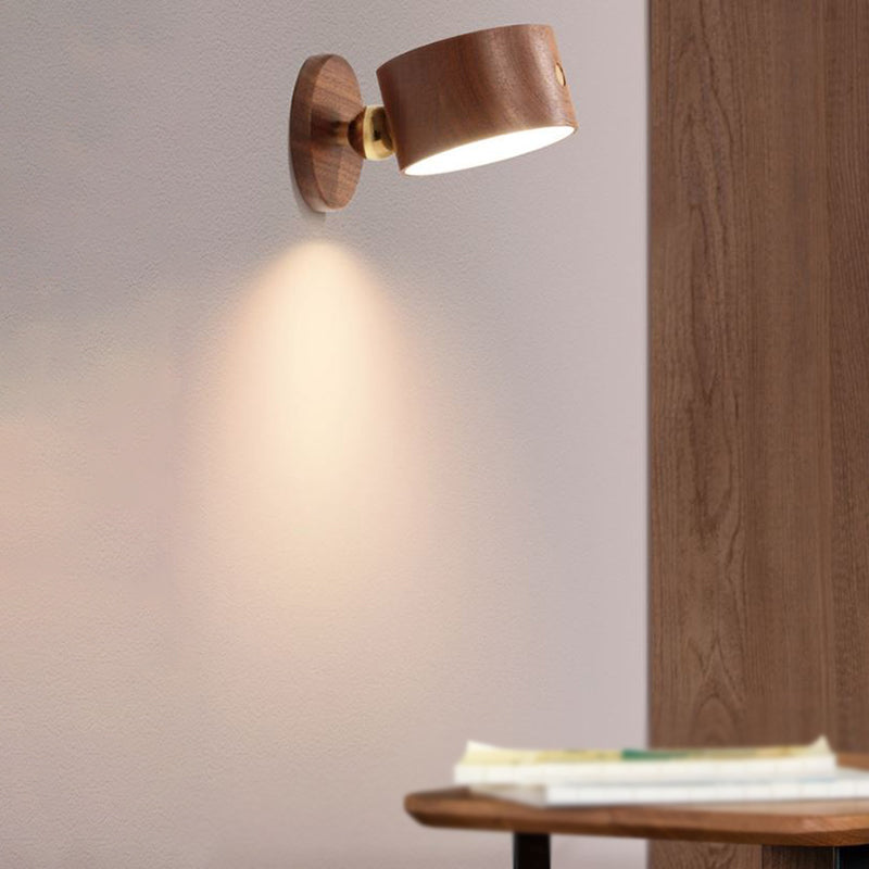Modern Style Sconce Light Fixtures Wooden Wall Sconce Lighting for Bedroom