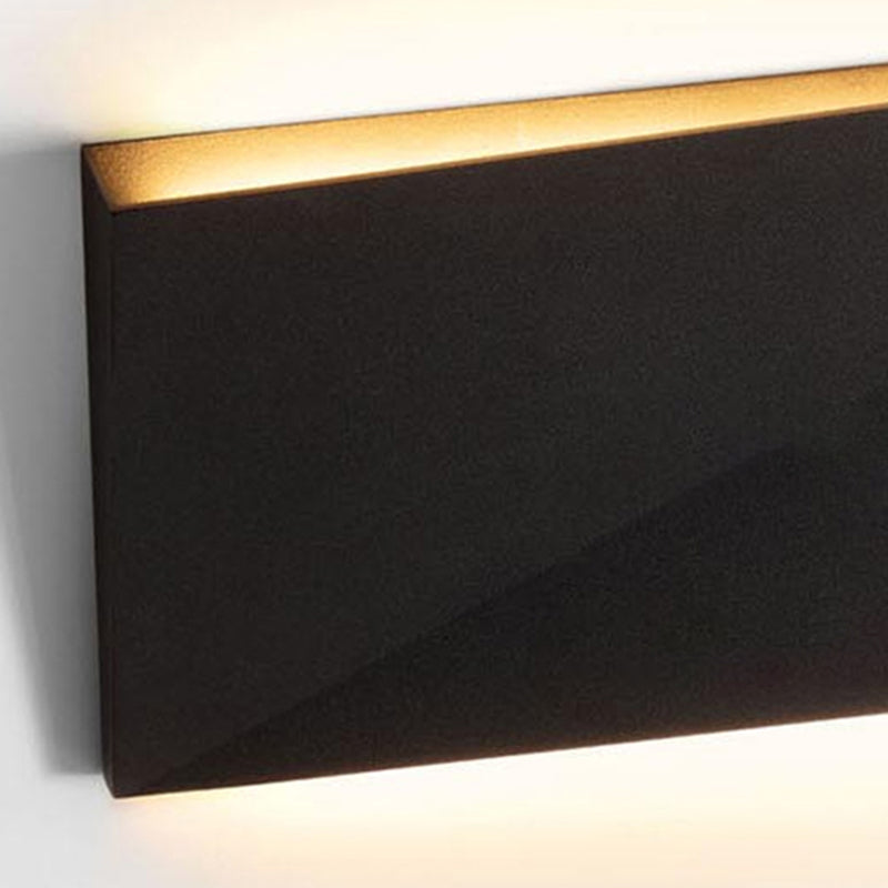Modernism Wall Sconce Rectangle Shade Sconce Lighting for Bedroom