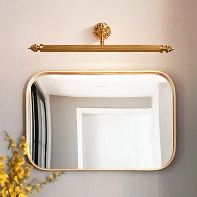 Modern Vanity Lighting Brass LED Wall Light Fixture for Bathroom