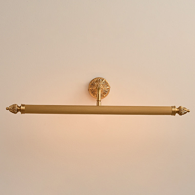 Modern Vanity Lighting Brass LED Wall Light Fixture for Bathroom