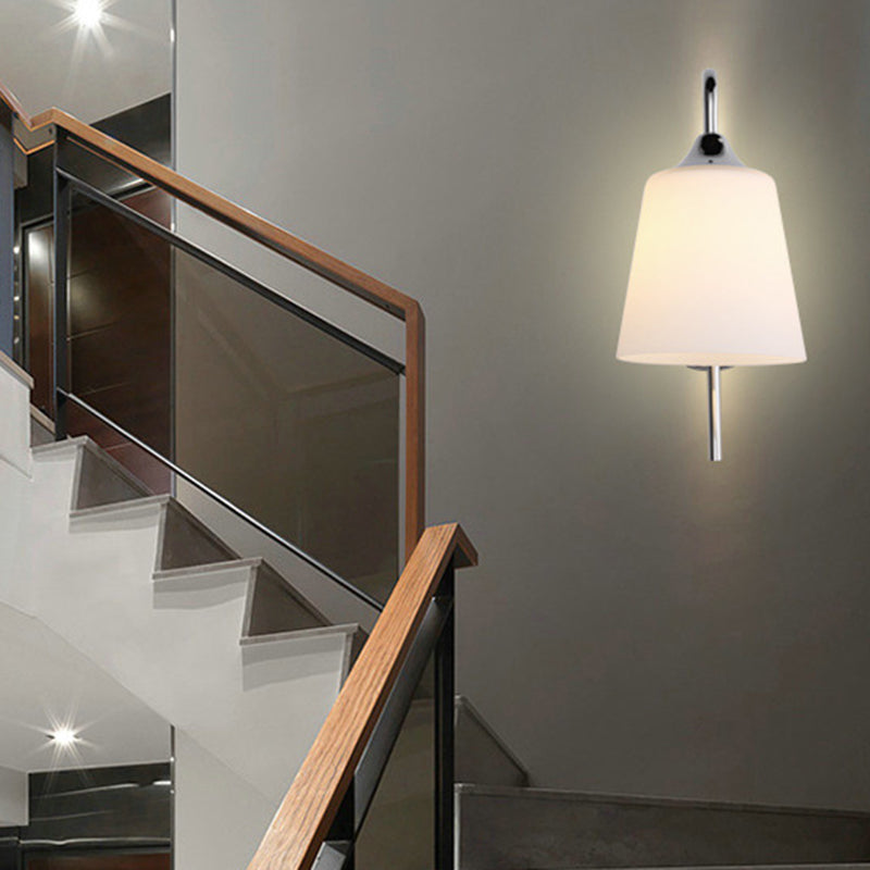 Contemporary Vanity Lighting Glass Wall Light Fixture for Bathroom