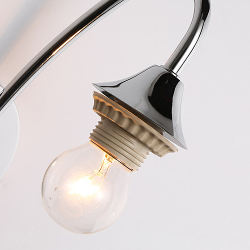 Contemporary Vanity Lighting Glass Wall Light Fixture for Bathroom