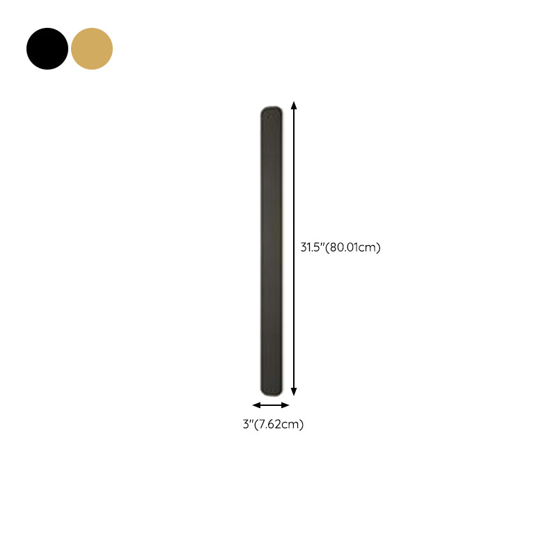 Modern Metal Wall Sconce LED Linear Shape Vanity Lamp with Acrylic Shade for Bathroom