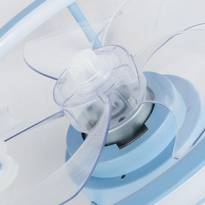 Kids LED Ceiling Fan Lamp Airplane Metal Fan Lighting for Bedroom