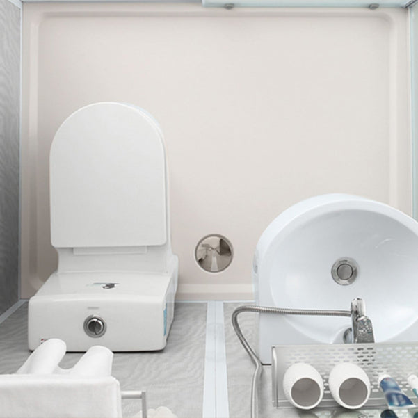 Rectangle Tempered Glass Shower Stall Clear Framed Shower Enclosure