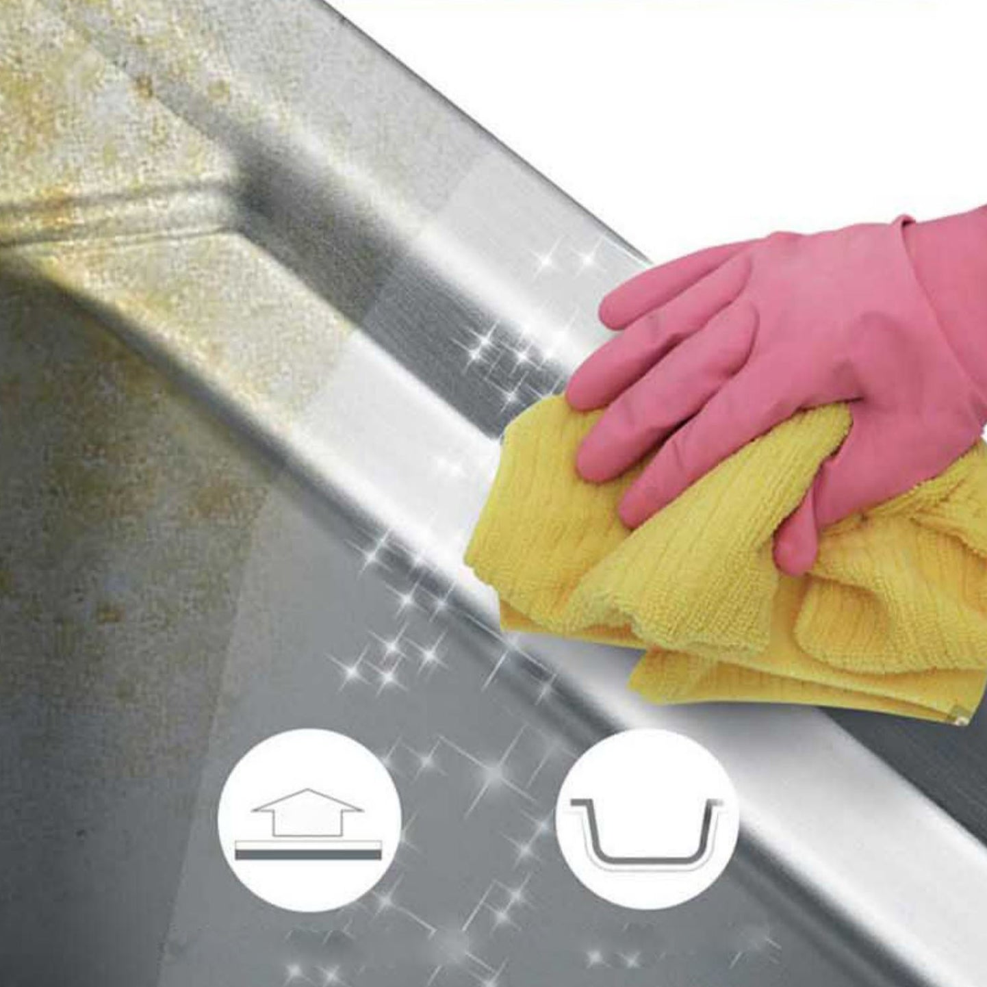 Kitchen Sink Drop-In Stainless Steel Kitchen Double Sink with Drain Assembly