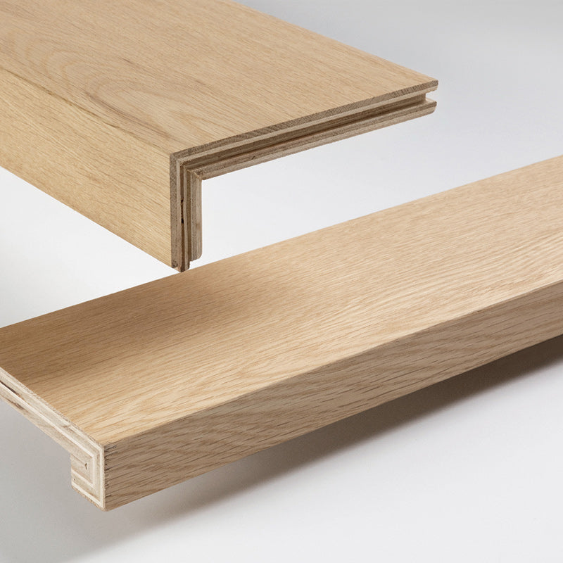 Contemporary Light Oak Wood Flooring Waterproof Solid Wood Flooring