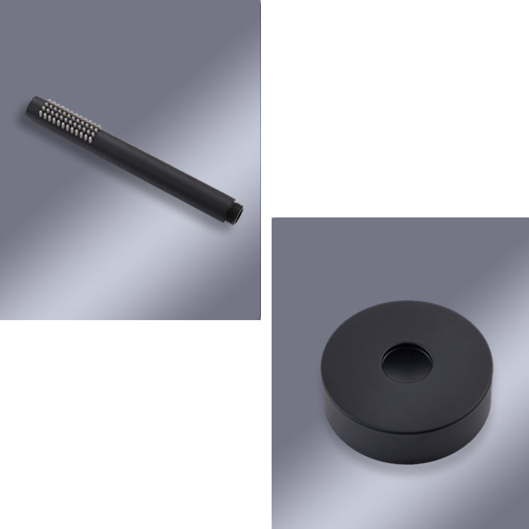 Floor Mounted Metal Freestanding Tub Filler One Handle Freestanding Faucet