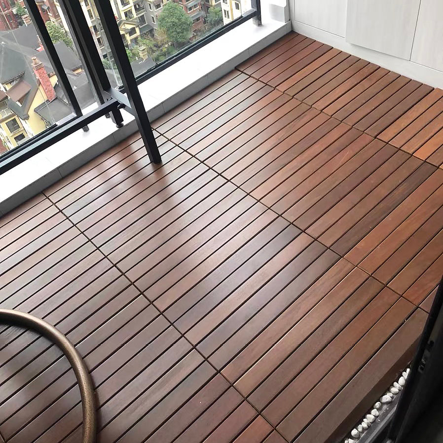 Solid Wood Flooring Traditional Style Waterproof Rectangle Stitching Wood Flooring