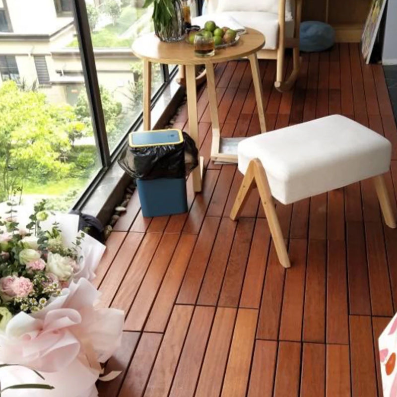 Solid Wood Flooring Traditional Style Waterproof Rectangle Wood Flooring