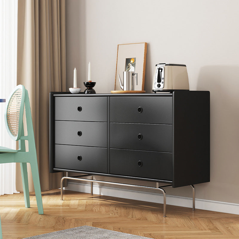 Horizontal Double Dresser Contemporary Dresser with Storage for Home