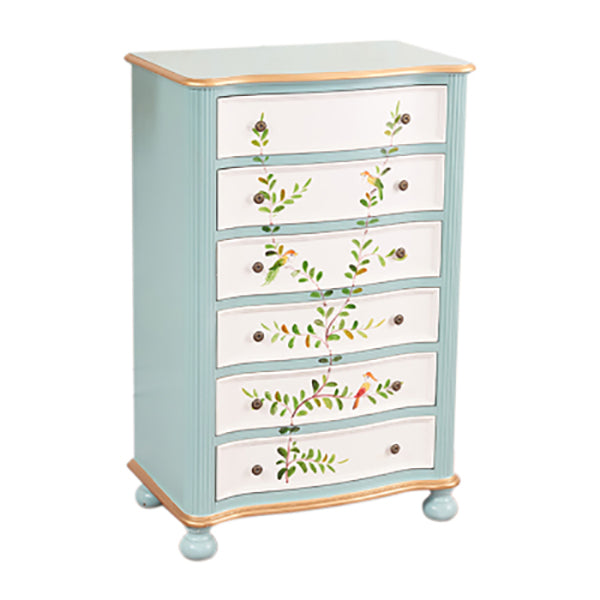 Traditional Storage Chest Solid Wood Dresser with 6/4/5 Drawers