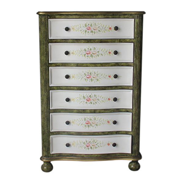 Traditional Storage Chest Solid Wood Dresser with 6/4/5 Drawers