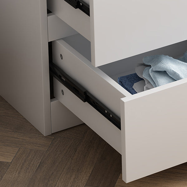 Contemporary Double Dresser Wood Storage Chest Dresser for Bedroom