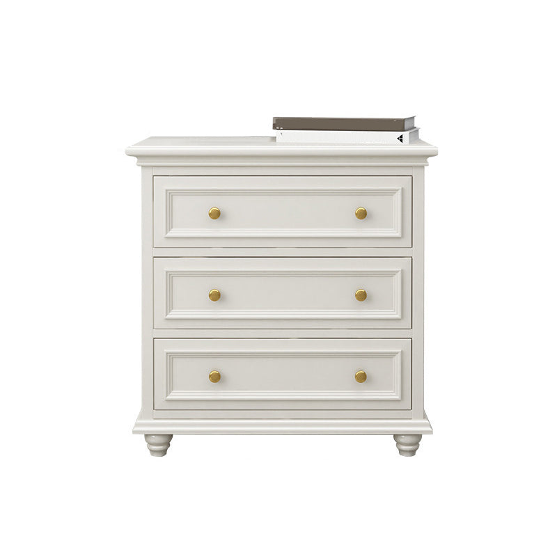 Classic Glam Storage Chest Solid Wood Dresser , 17.55-inch Width