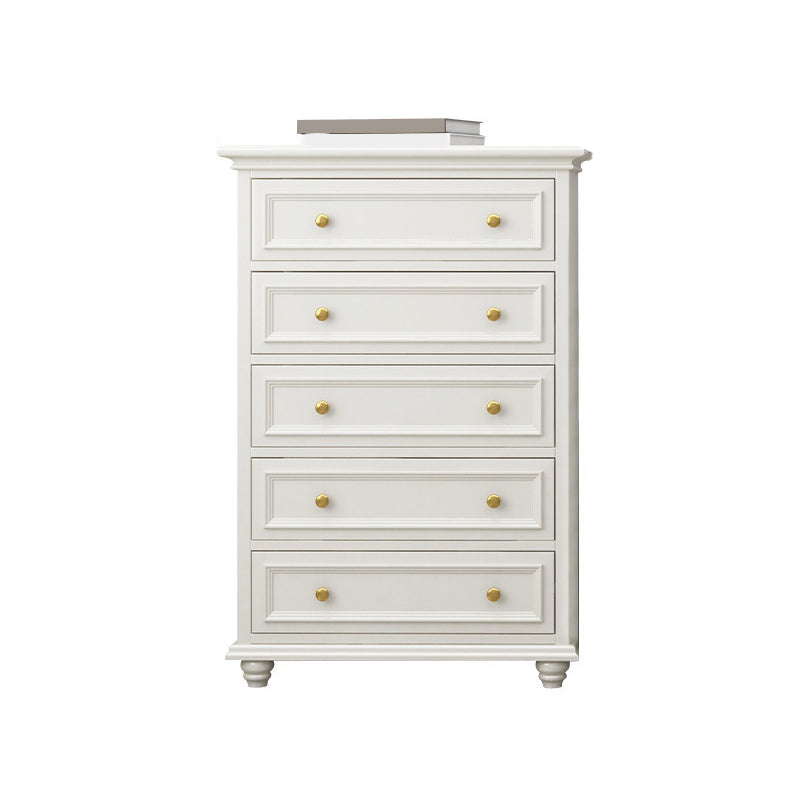 Classic Glam Storage Chest Solid Wood Dresser , 17.55-inch Width