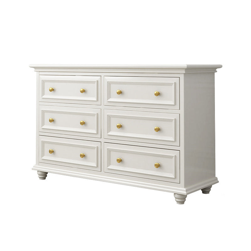 Classic Glam Storage Chest Solid Wood Dresser , 17.55-inch Width