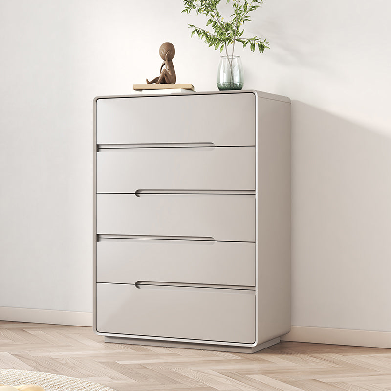 Contemporary Dresser Wooden Storage Chest Dresser with Drawers