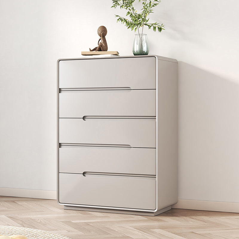 Contemporary Dresser Wooden Storage Chest Dresser with Drawers