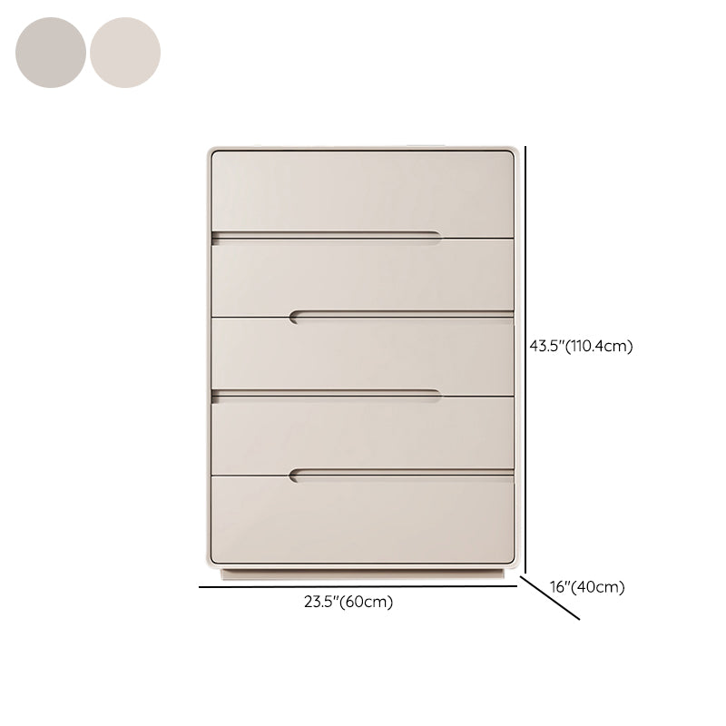 Contemporary Dresser Wooden Storage Chest Dresser with Drawers