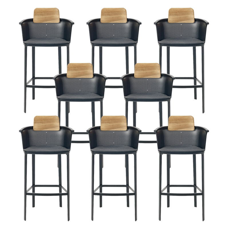 Tropical with Arm Dining Chairs Rattan Patio Dining Side Chair