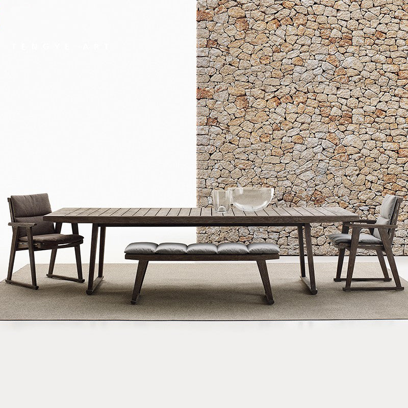 Contemporary Upholstered Dining Chairs Solid Wood Outdoors Dining Chairs