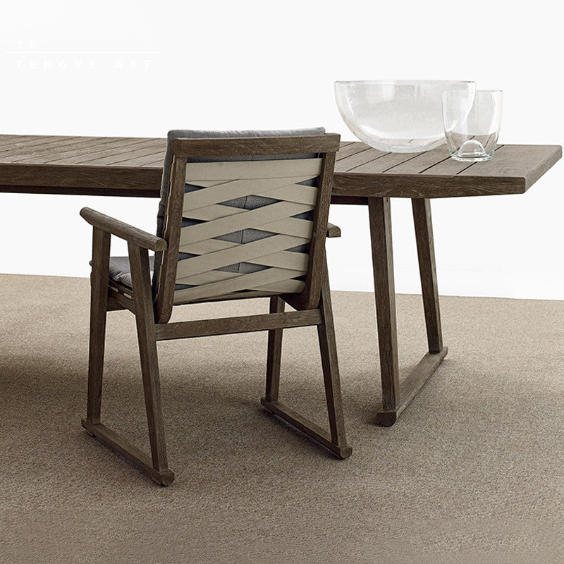 Contemporary Upholstered Dining Chairs Solid Wood Outdoors Dining Chairs