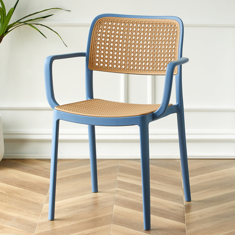 Tropical Outdoors Dining Chairs Open Back Outdoor Bistro Chairs