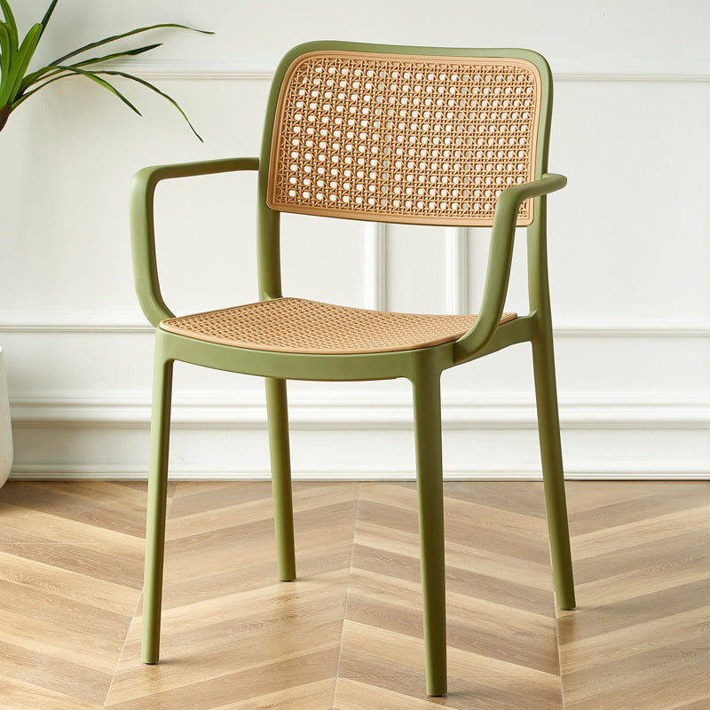 Tropical Outdoors Dining Chairs Open Back Outdoor Bistro Chairs