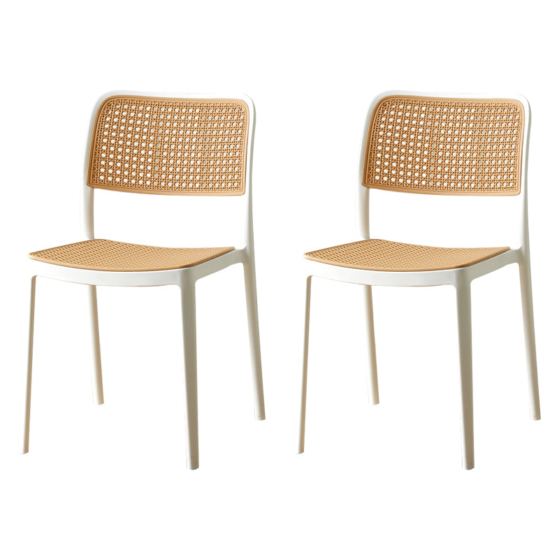 Tropical Outdoors Dining Chairs Open Back Outdoor Bistro Chairs