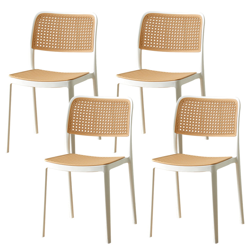 Tropical Outdoors Dining Chairs Open Back Outdoor Bistro Chairs