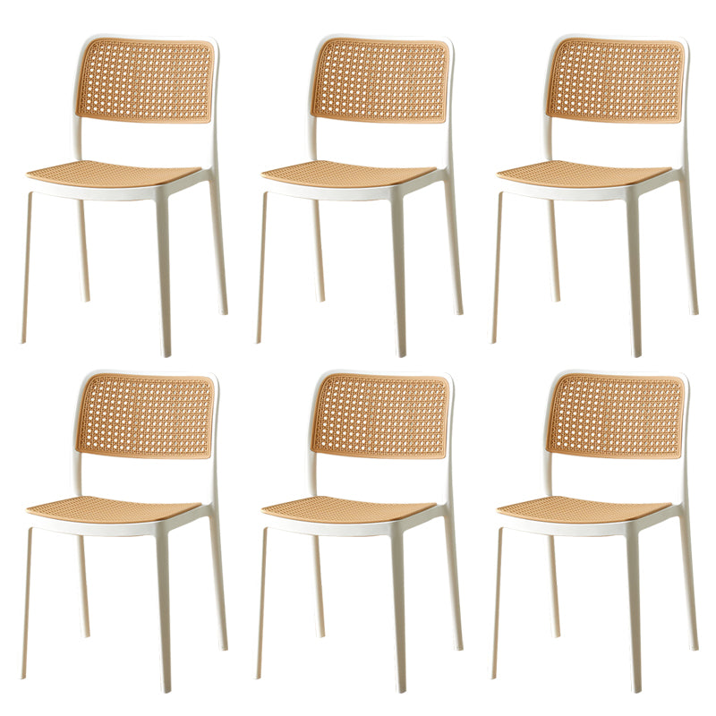 Tropical Outdoors Dining Chairs Open Back Outdoor Bistro Chairs